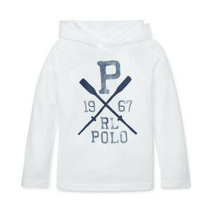 NWT Polo Ralph Lauren Boys Hooded Cover-Up Shirt Beach Swim $35 - Size 6